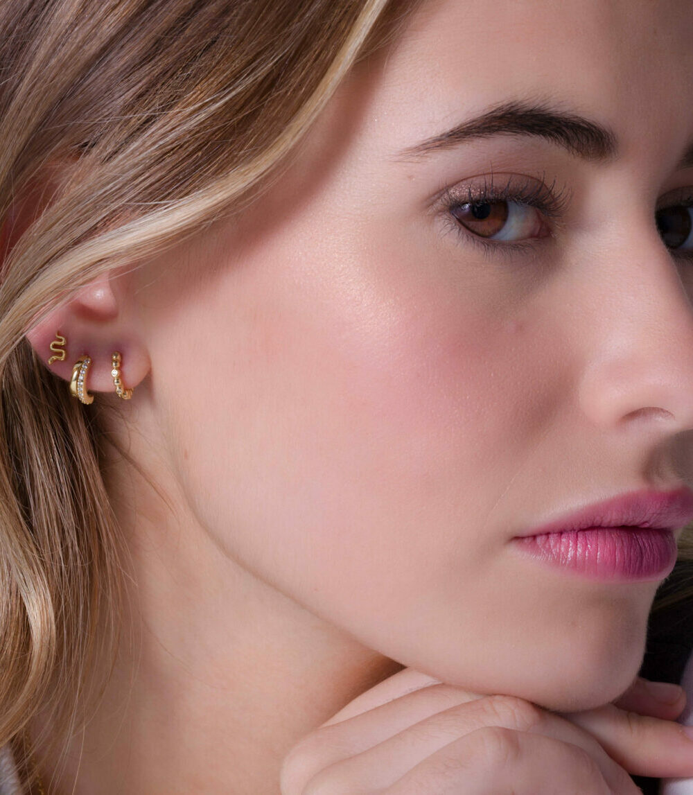 Alternative view of Mini pendiente Serpiente