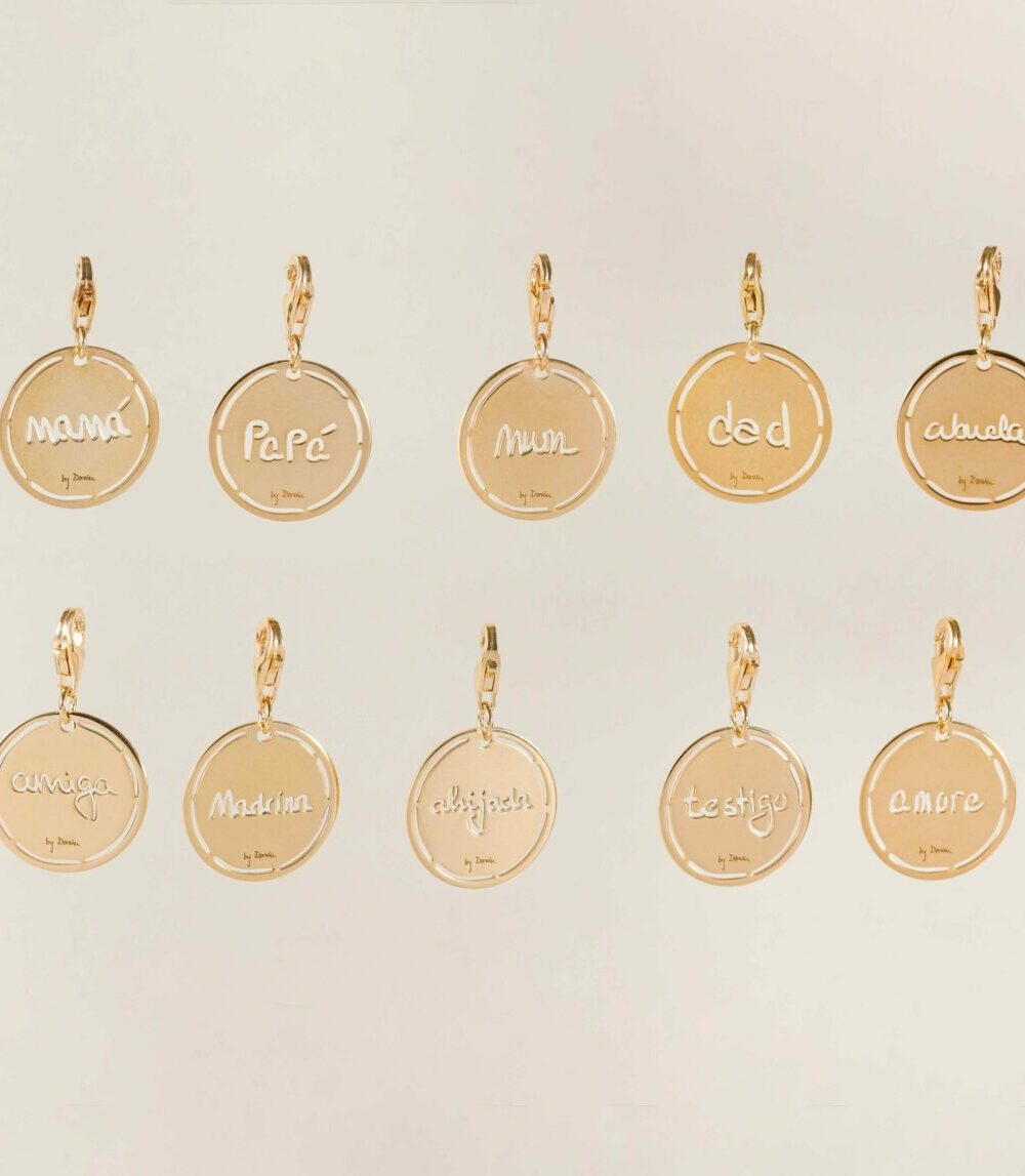 Charms Medalla Calada DW