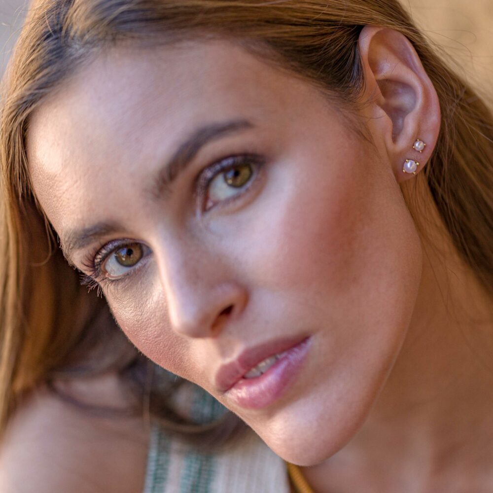 Pendientes Perlas Engarzados