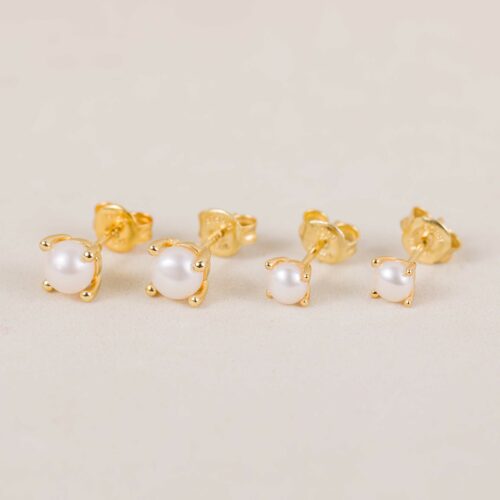 Pendientes Perlas Engarzados