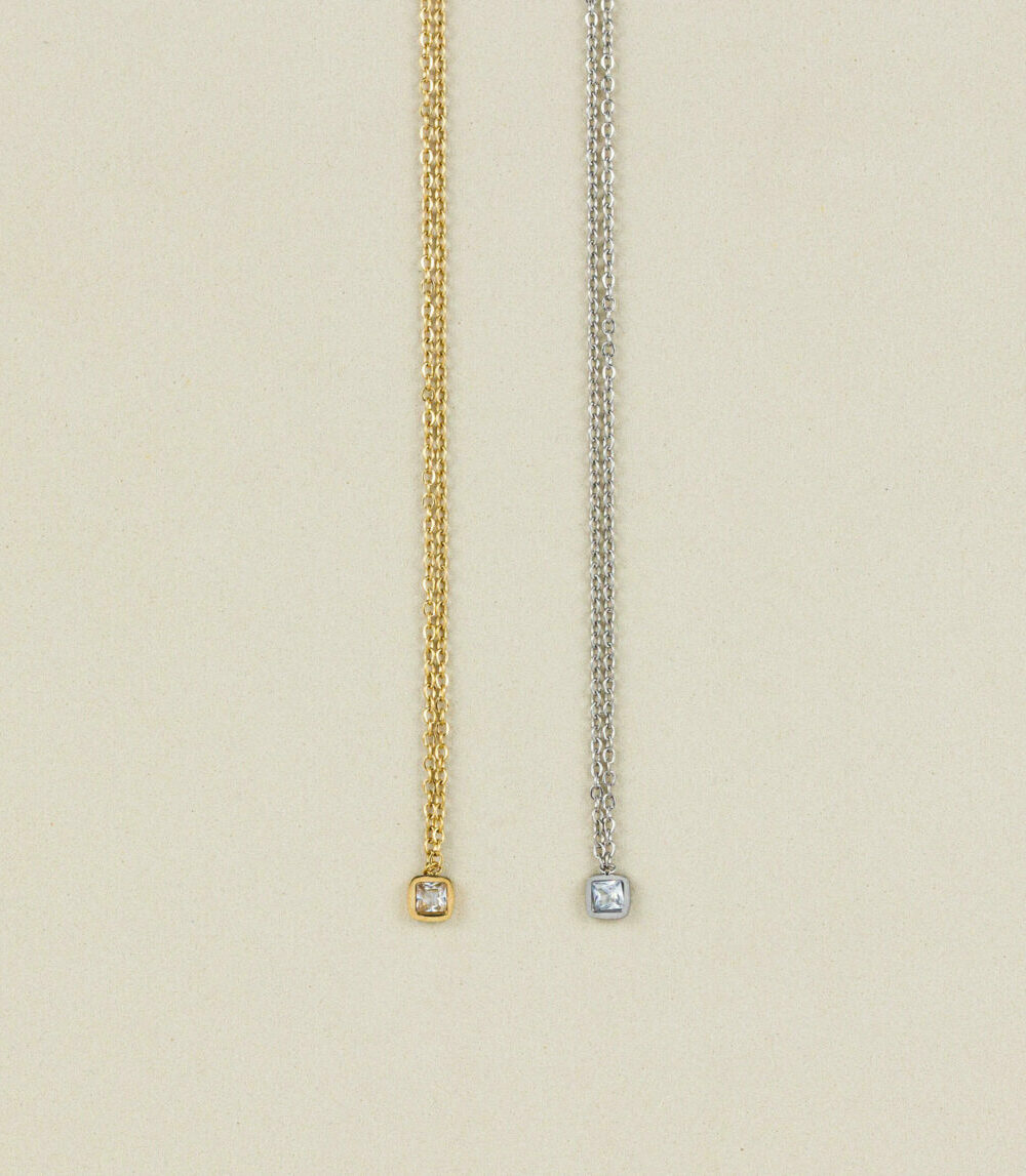 Cadena Punto de Luz Cuadrada