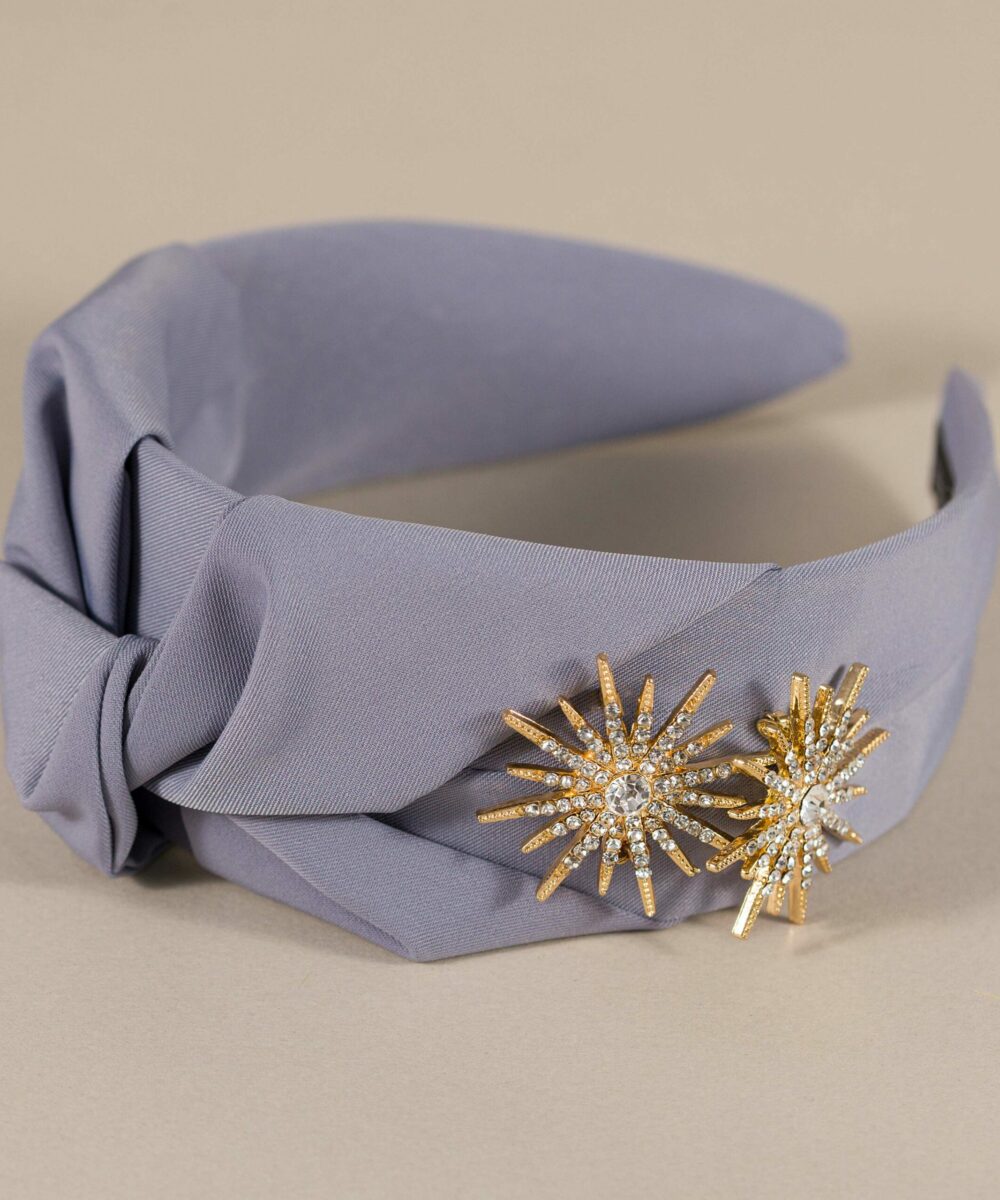 Diadema para invitada Miracle azul
