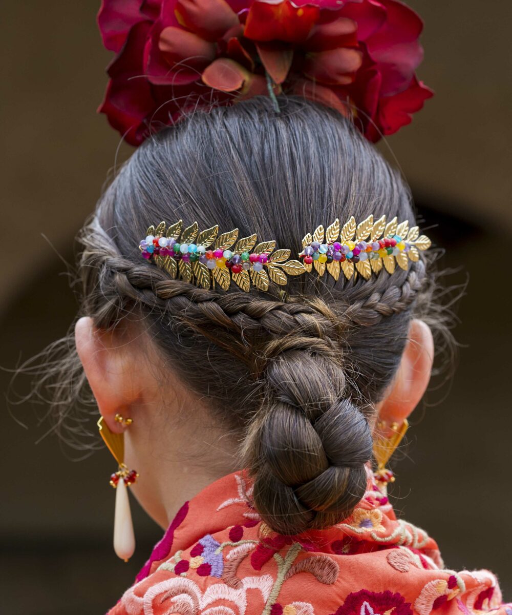 Alternative view of Peinecillo Laurel multicolor