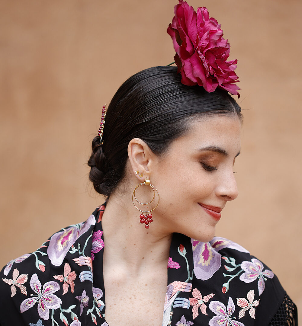 Alternative view of Flor Flamenca Peonía buganvilla