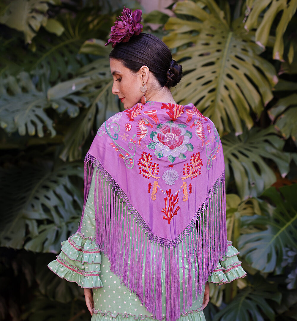 Alternative view of Mantoncillo Mar DW lavanda