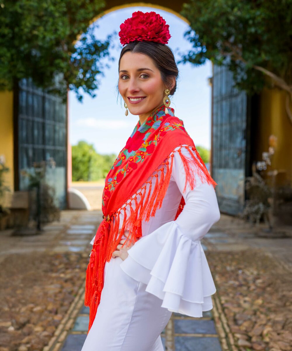 Alternative view of Flor Flamenca Peonia Roja