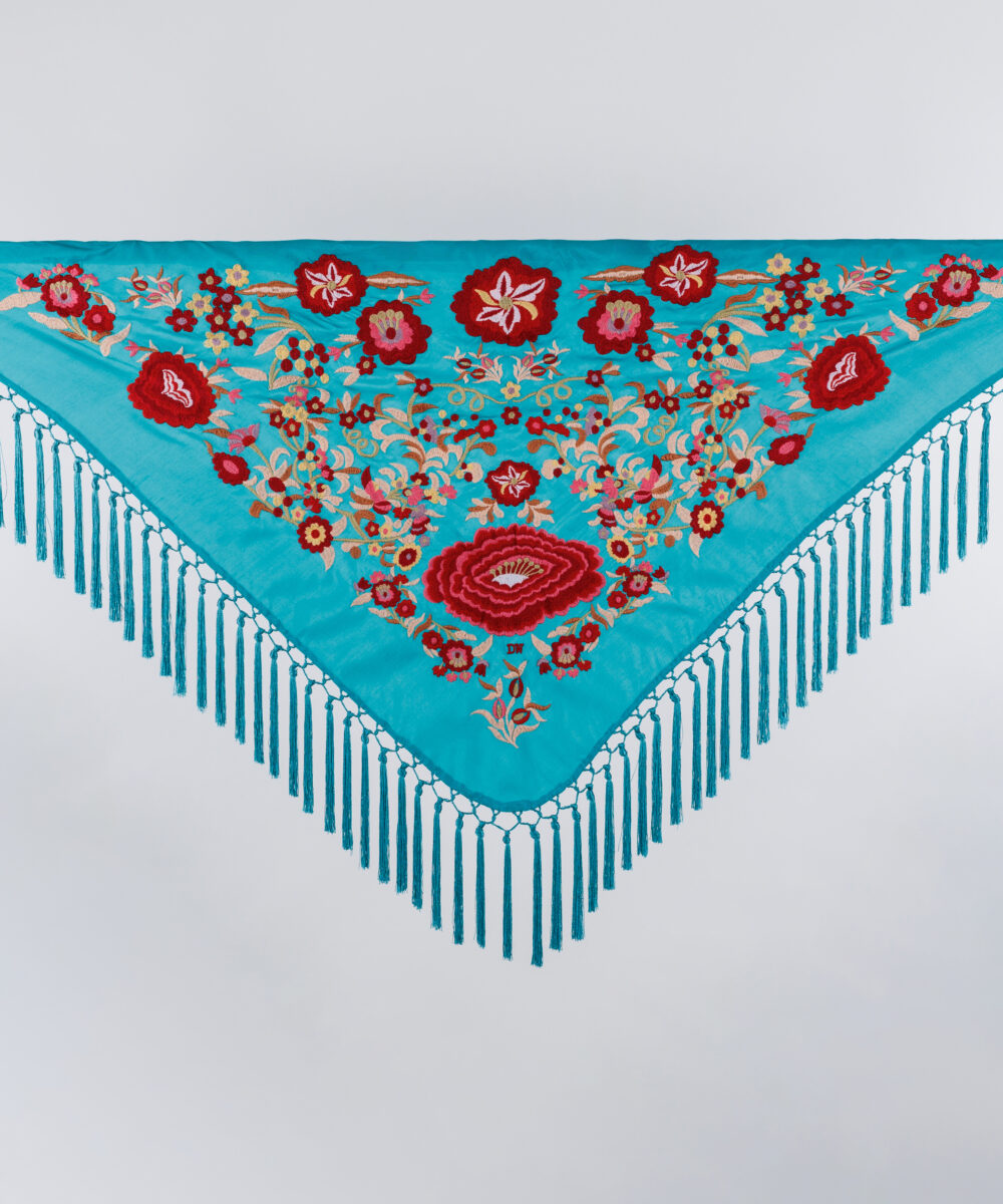 Alternative view of Mantoncillo Lola DW turquesa