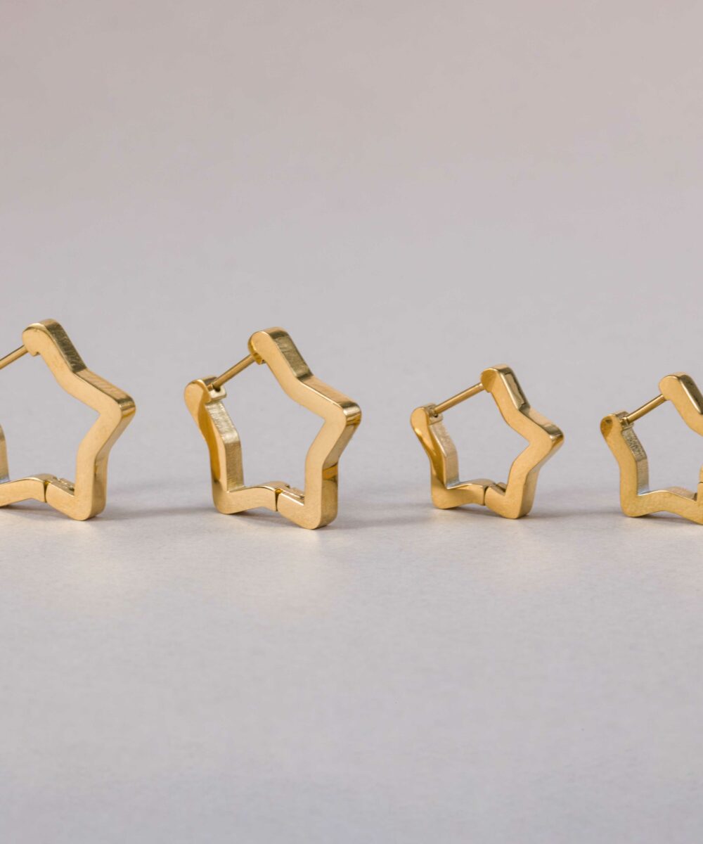 Pendientes aro Estrella