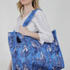 Bolsa de viaje acolchada Ágata azul Klein