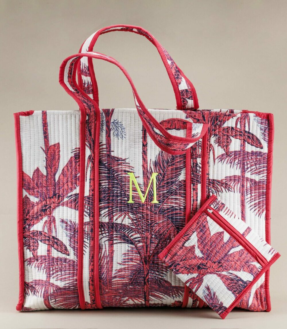 Alternative view of Bolsa de viaje acolchada Corfú coral