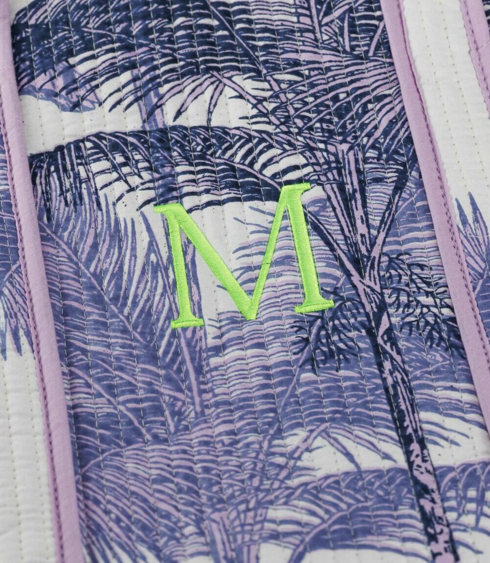 Bolsa de viaje acolchada Corfú malva