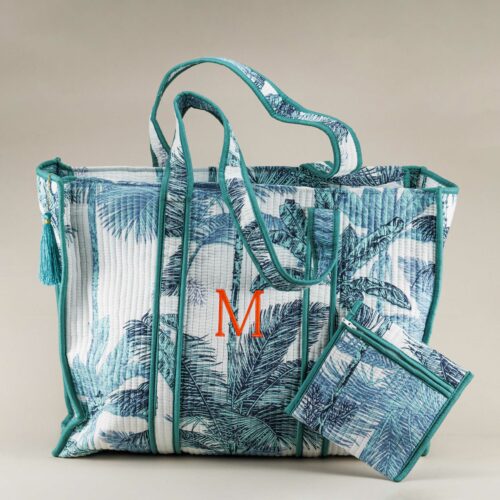 Bolsa de viaje acolchada Corfú verde