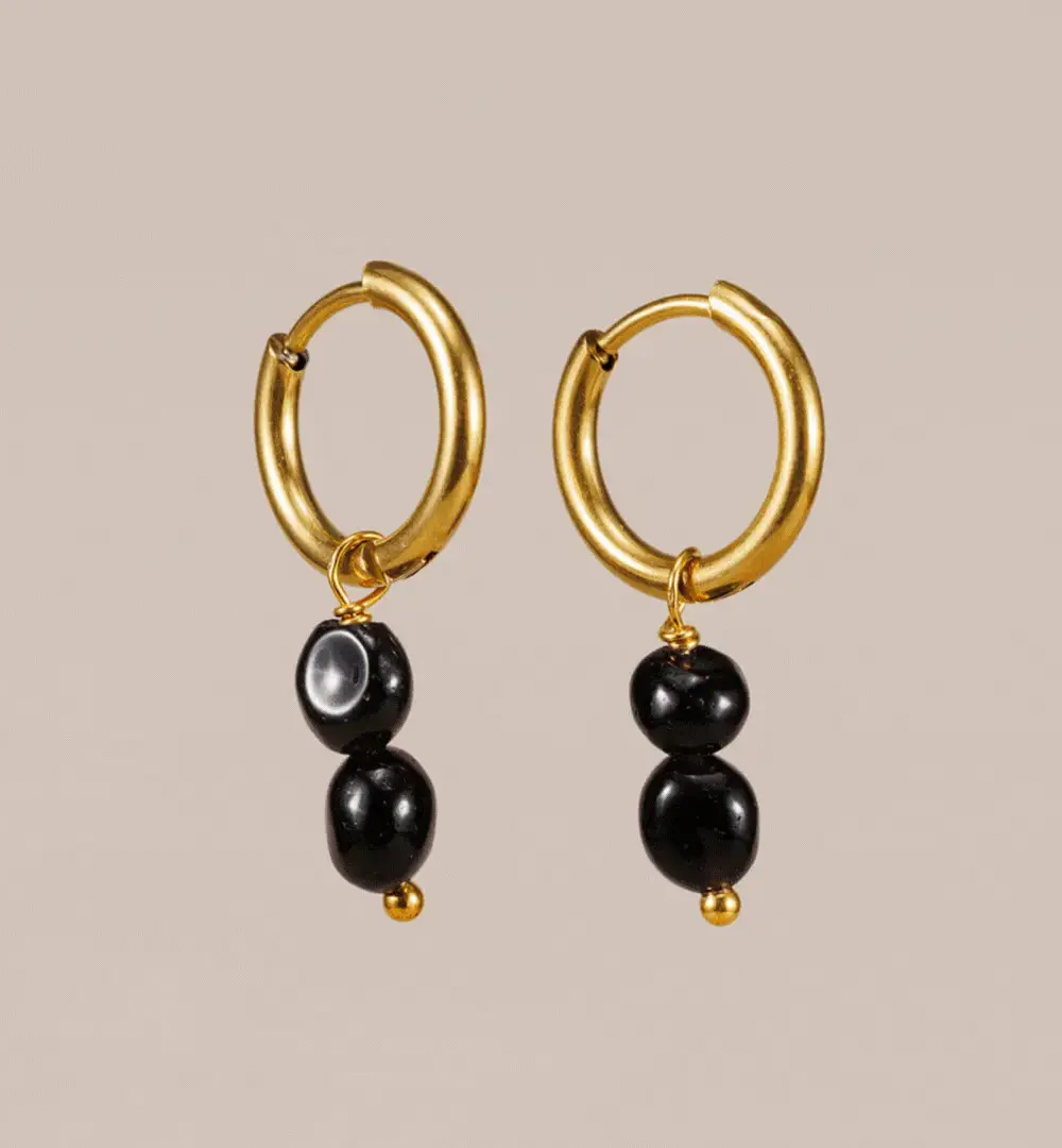 Gif. Pendientes aro Maldivas