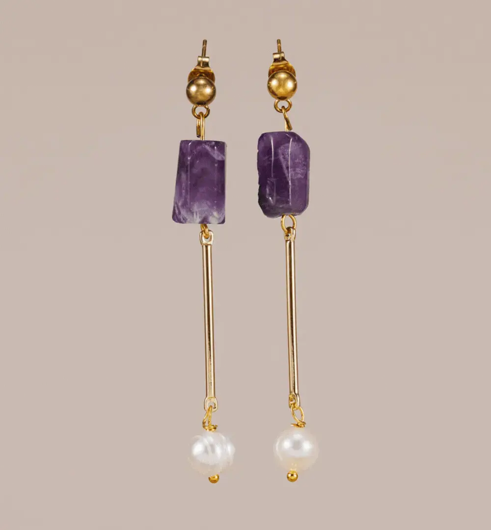 Gif. Pendientes azabache