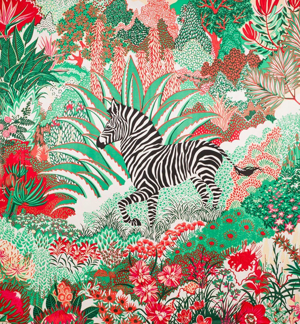 Pañuelo Cebra marfil