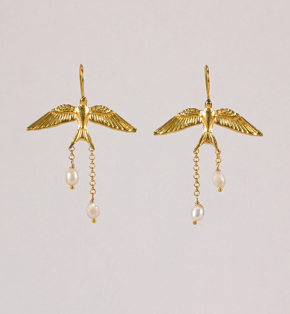 Pendientes invitada Bird