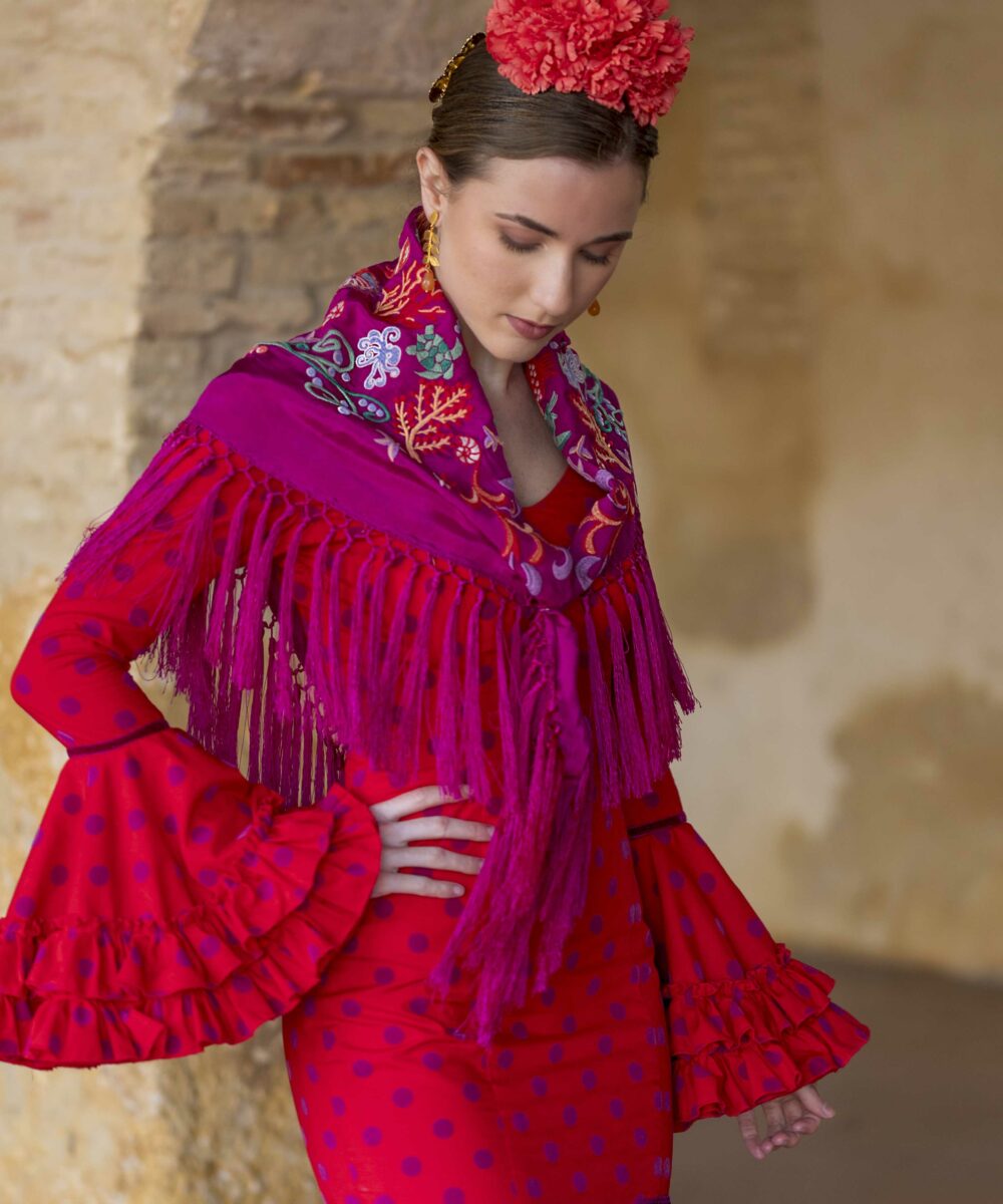 Alternative view of Mantoncillo Mar DW magenta