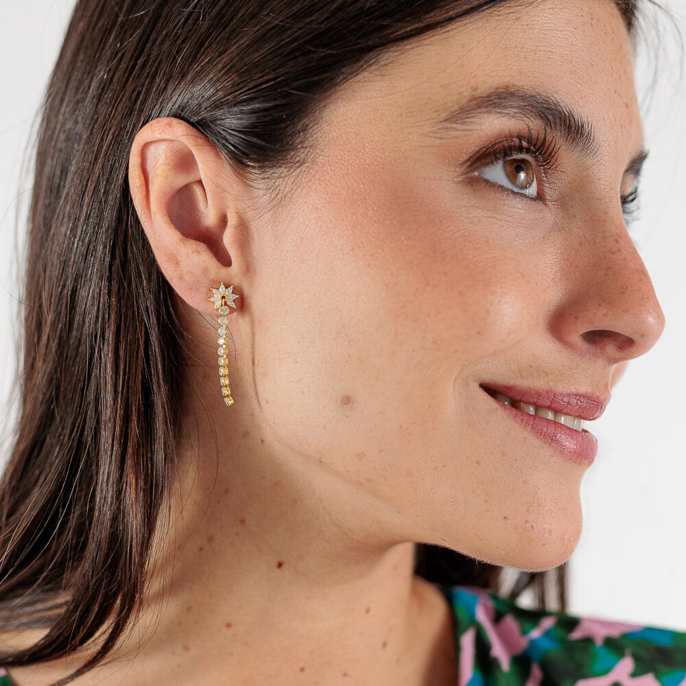 Alternative view of Pendientes circonitas Margot