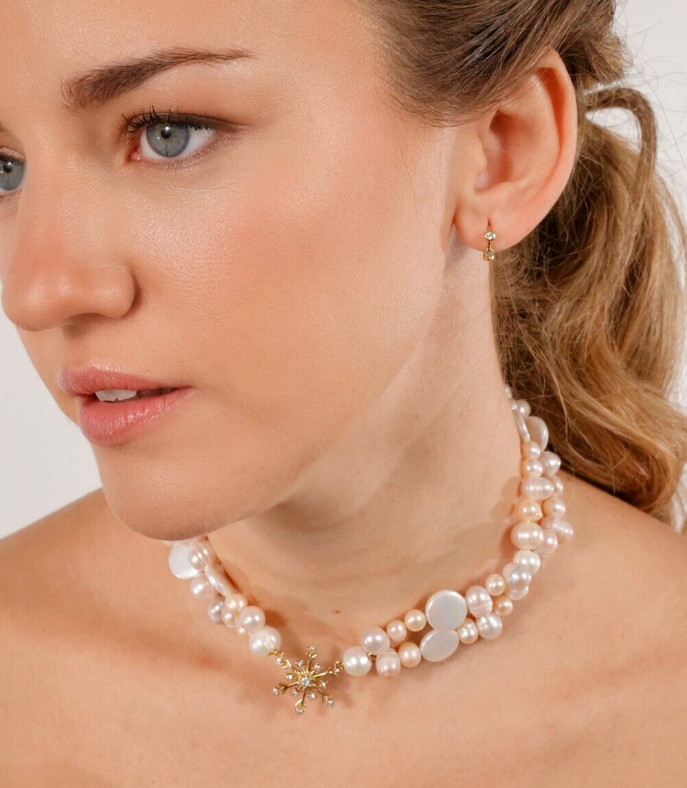 Alternative view of Choker de novia Hermes