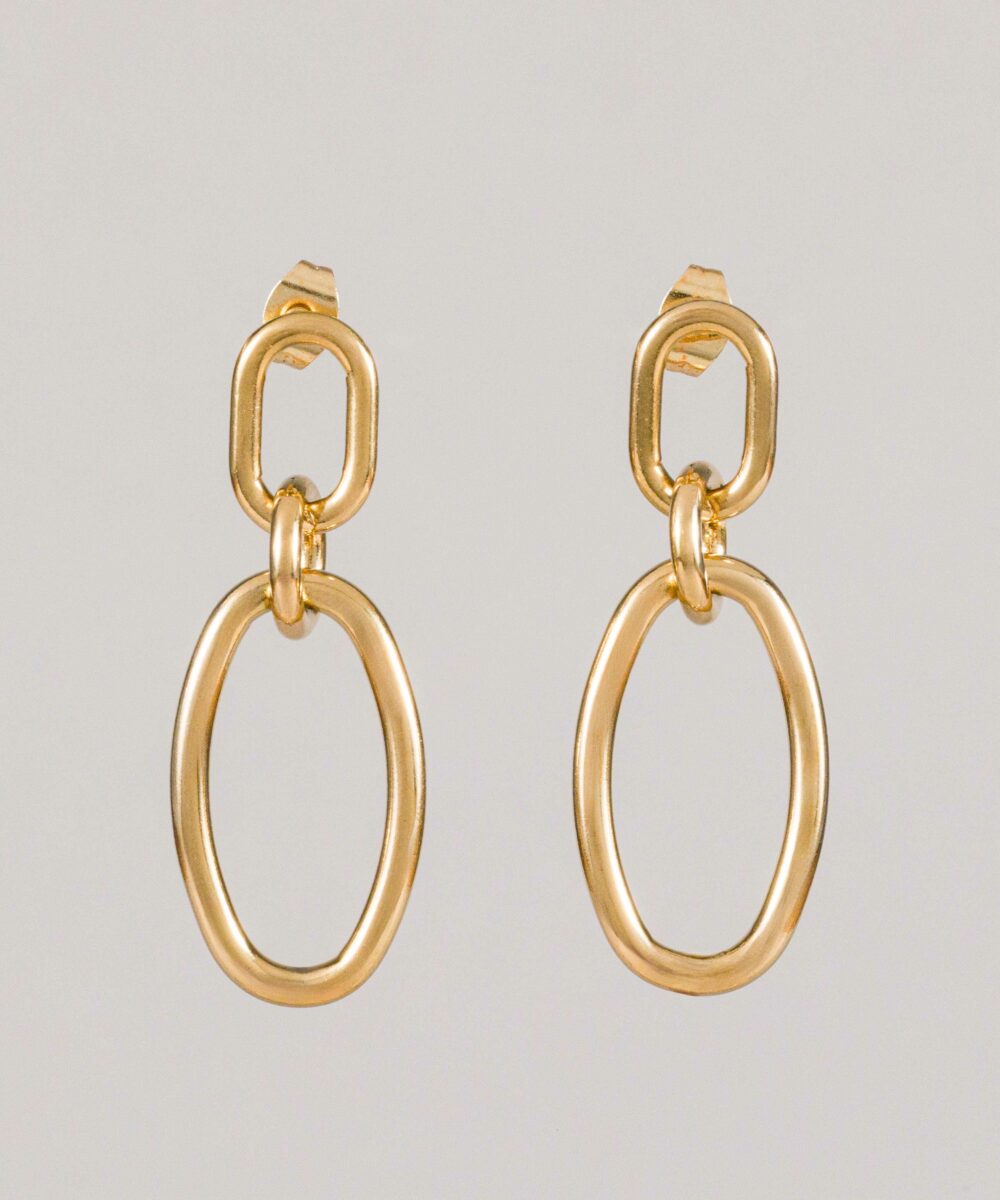 Pendientes eslabones Índigo