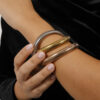 Brazalete tres colores Rayado