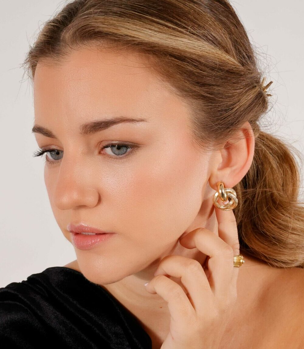 Alternative view of Pendientes Alex lurex