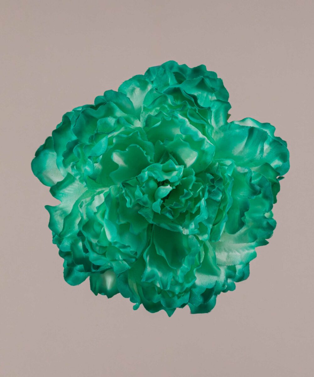 ¡Prepárate para lucir como una auténtica  flamenca con nuestra increíble Flor Flamenca Peonía verde quiro! Con Darwin, ¡siempre aciertas!