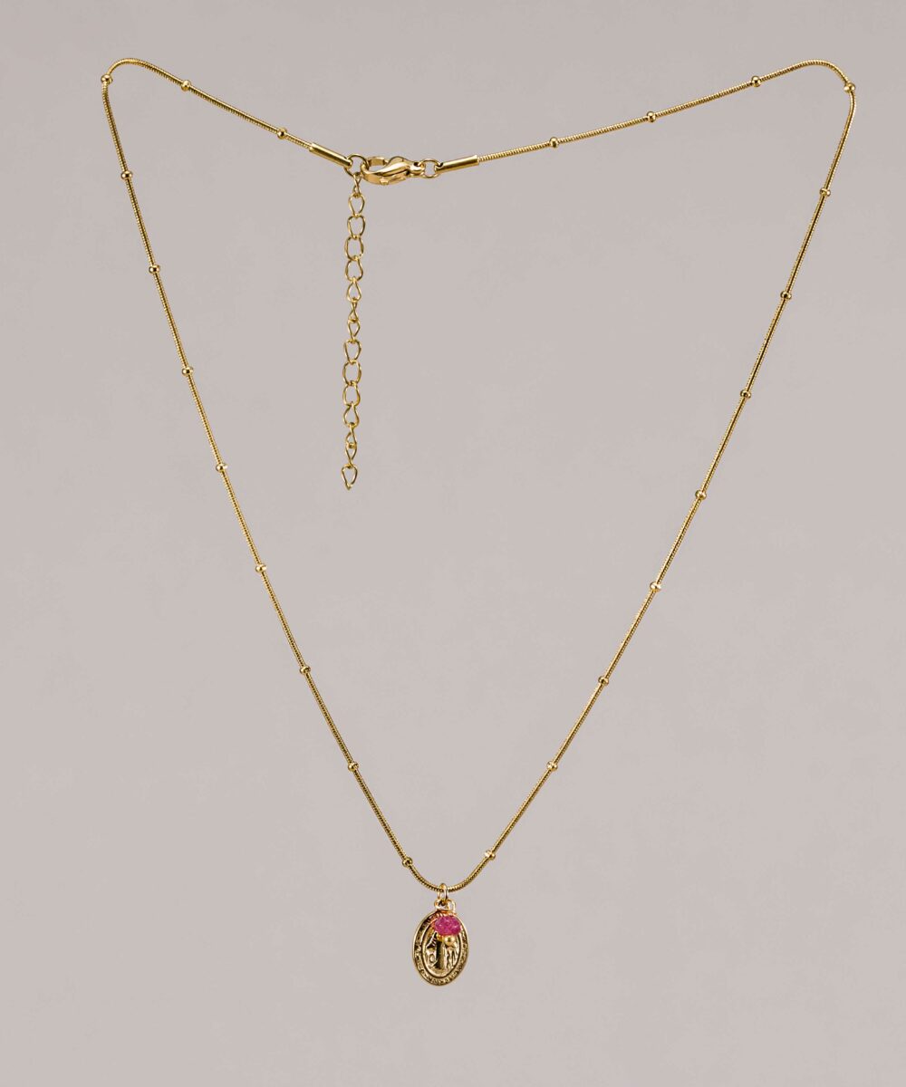 Cadena Milagrosa con piedra