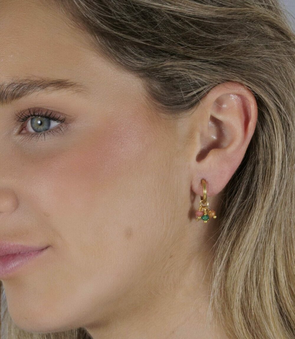 Alternative view of Pendientes aro Maravillas