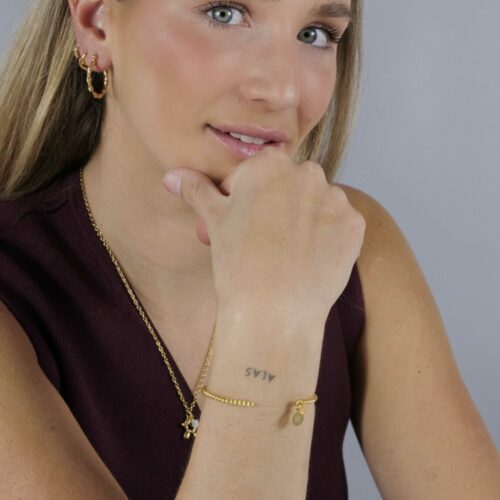 Pulsera Rizada con Inicial