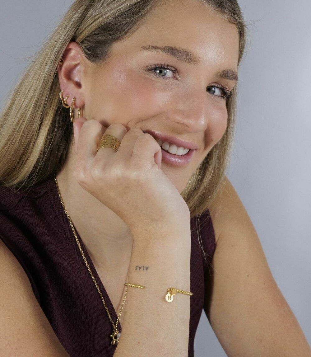 Pulsea Rizada con Inicial