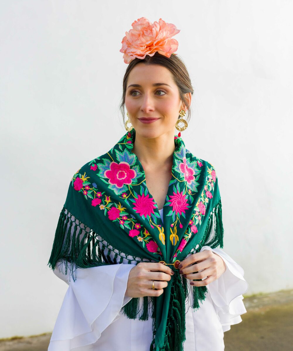 Flor Flamenca Peonía Salmón Apricot