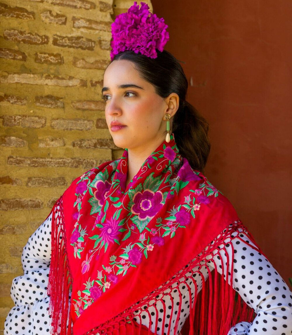 Mantoncillo Rosario DW rojo