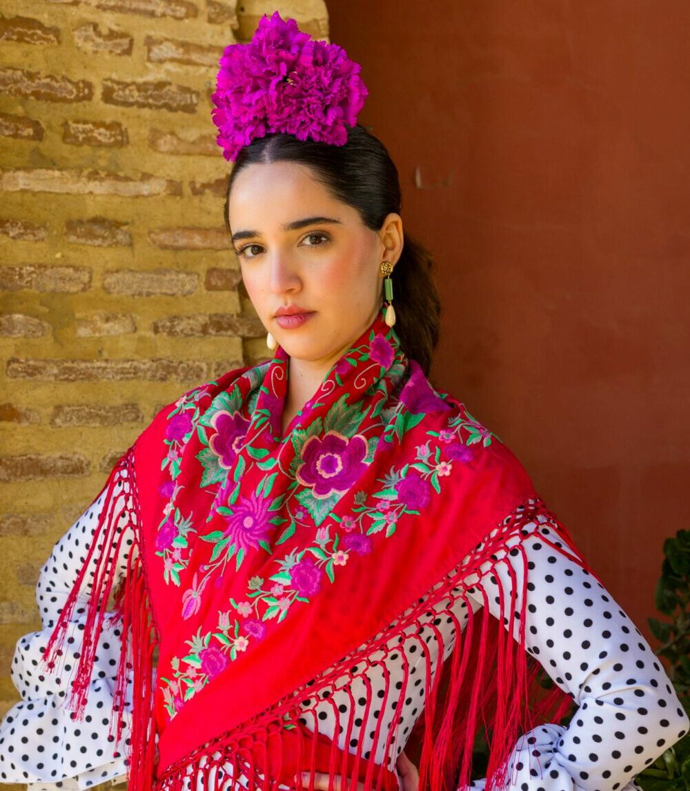 Mantoncillo Rosario DW rojo