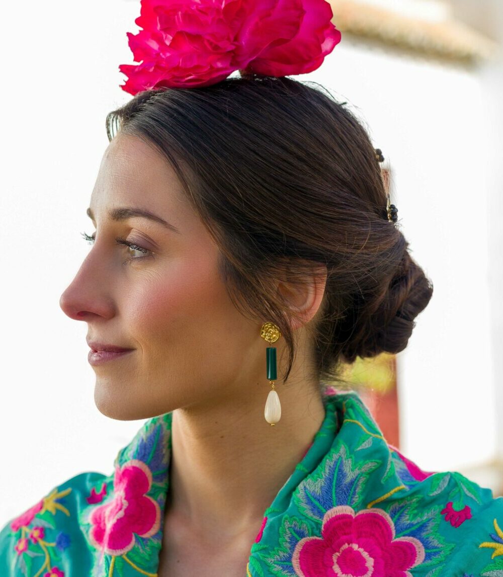 Mantoncillo Rosario DW verde agua