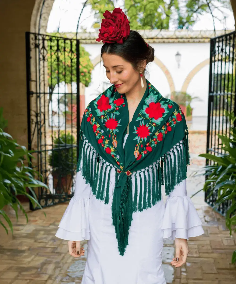 Mantoncillo Rosario DW verde musgo