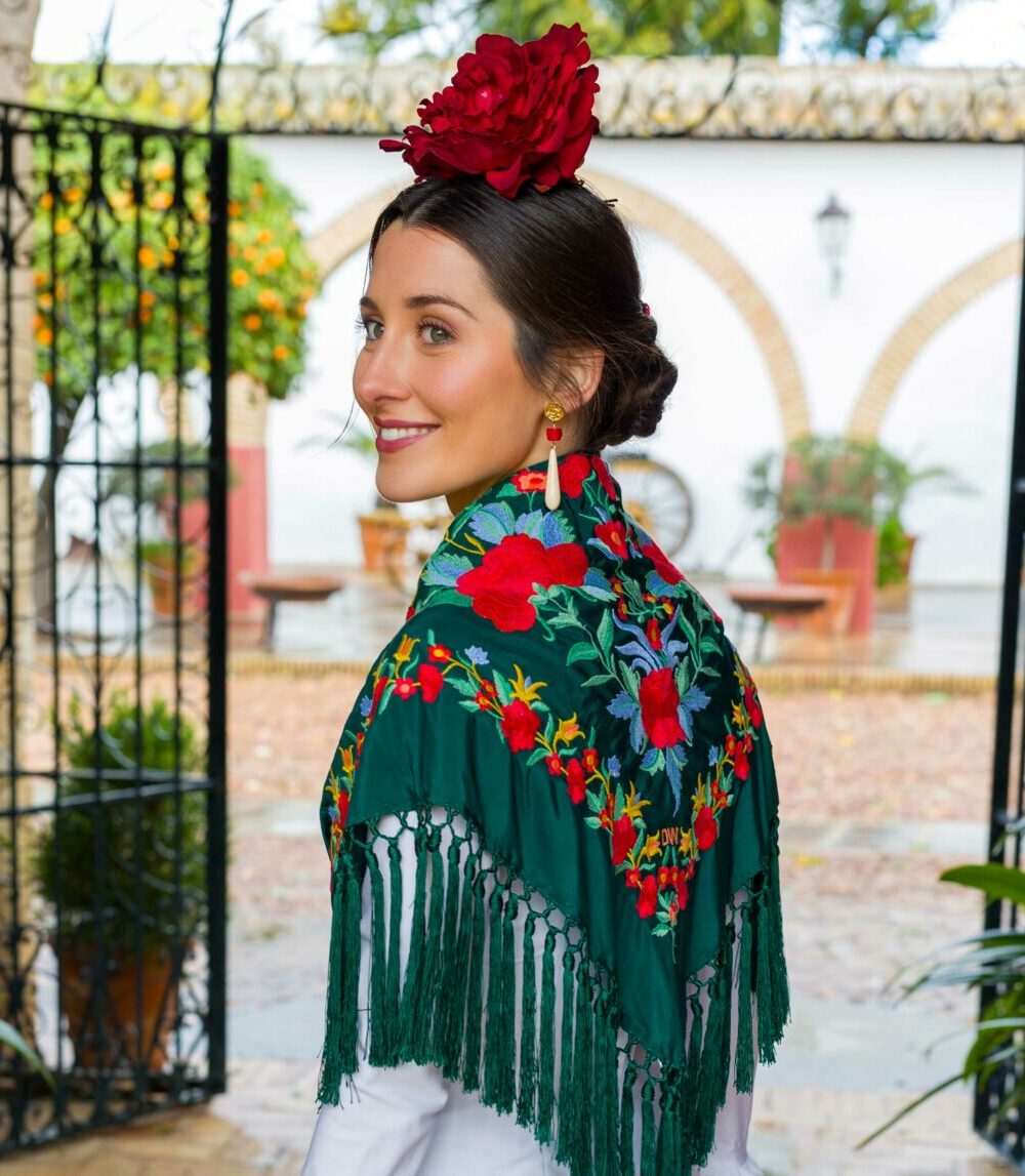 Mantoncillo Rosario DW verde musgo