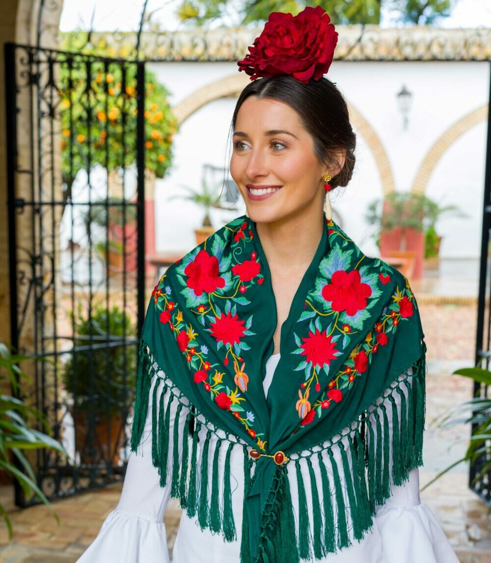 Mantoncillo Rosario DW verde musgo