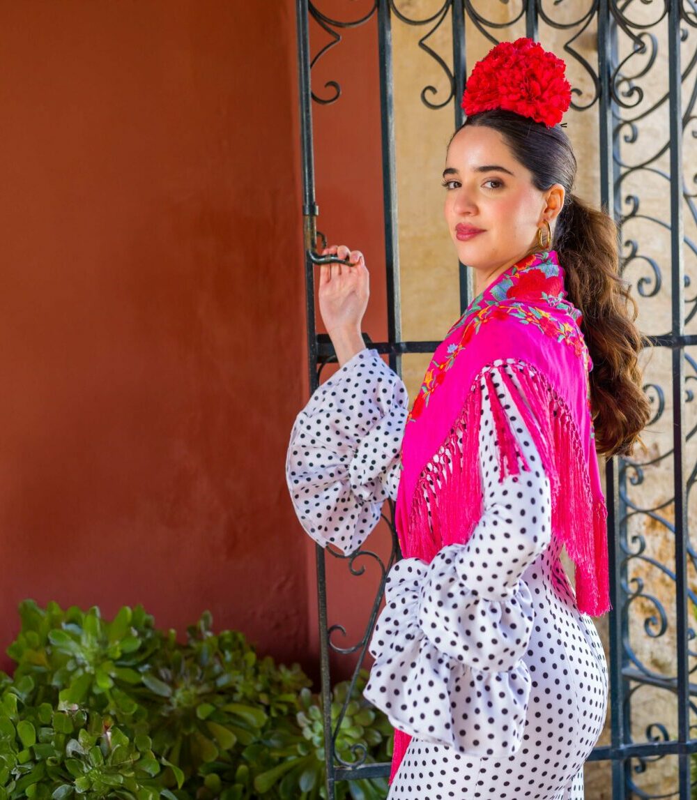 Mantoncillo Rosario fucsia