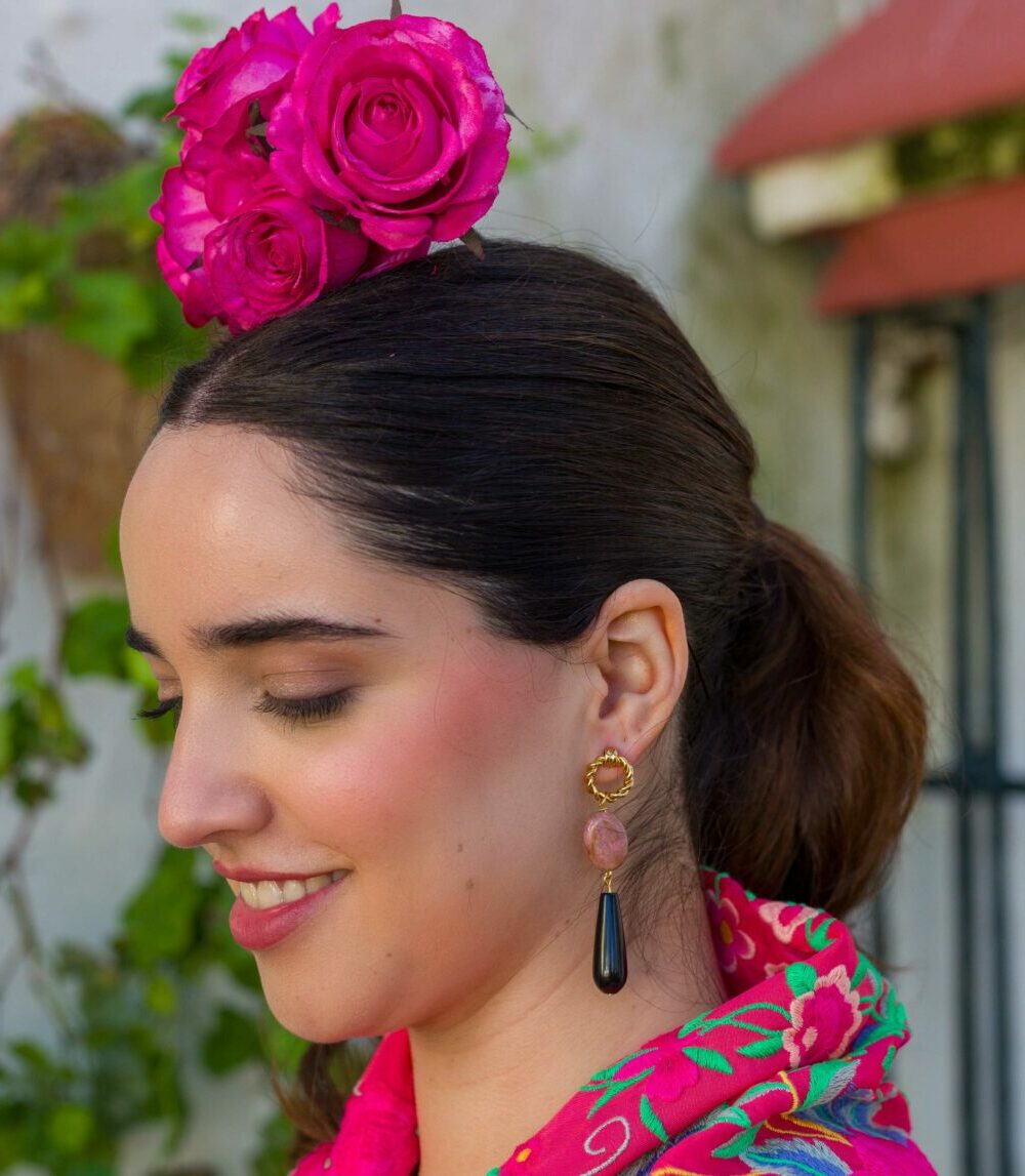 Mantoncillo Rosario fucsia