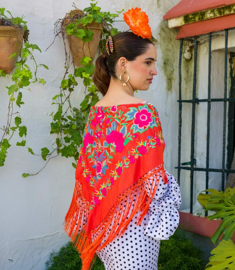 Mantoncillo Rosario naranja