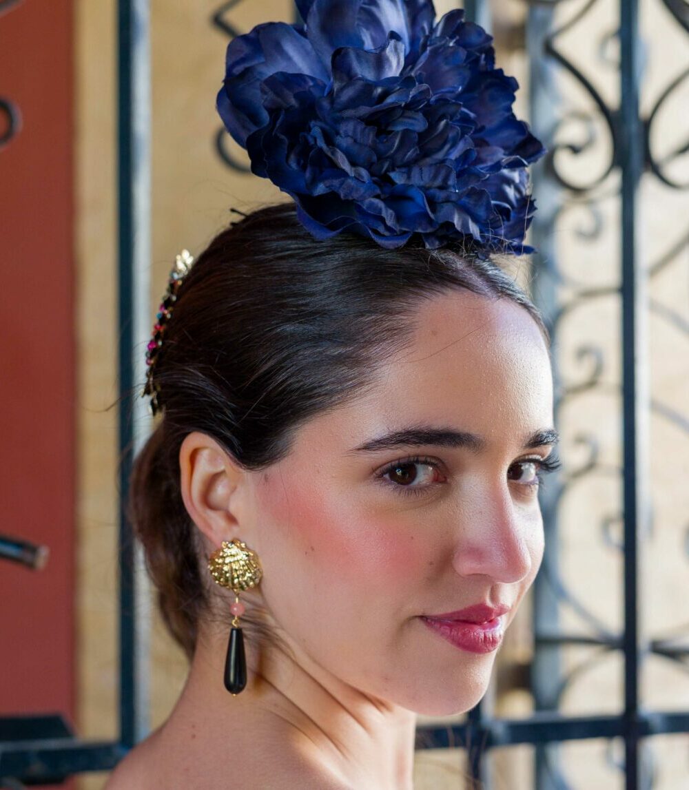 Pendientes Flamenca Mar Negro