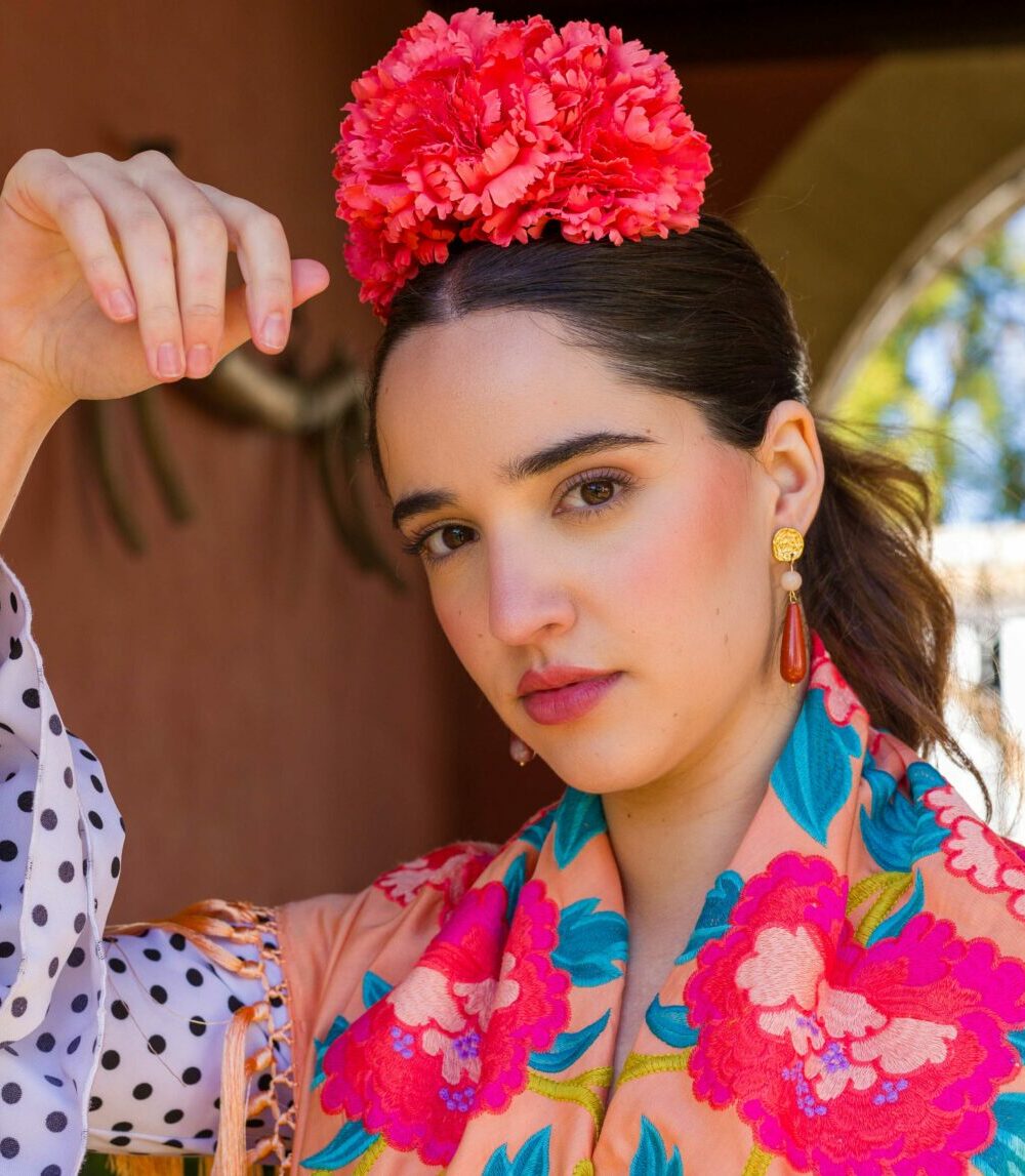 Ramillete Claveles Coral