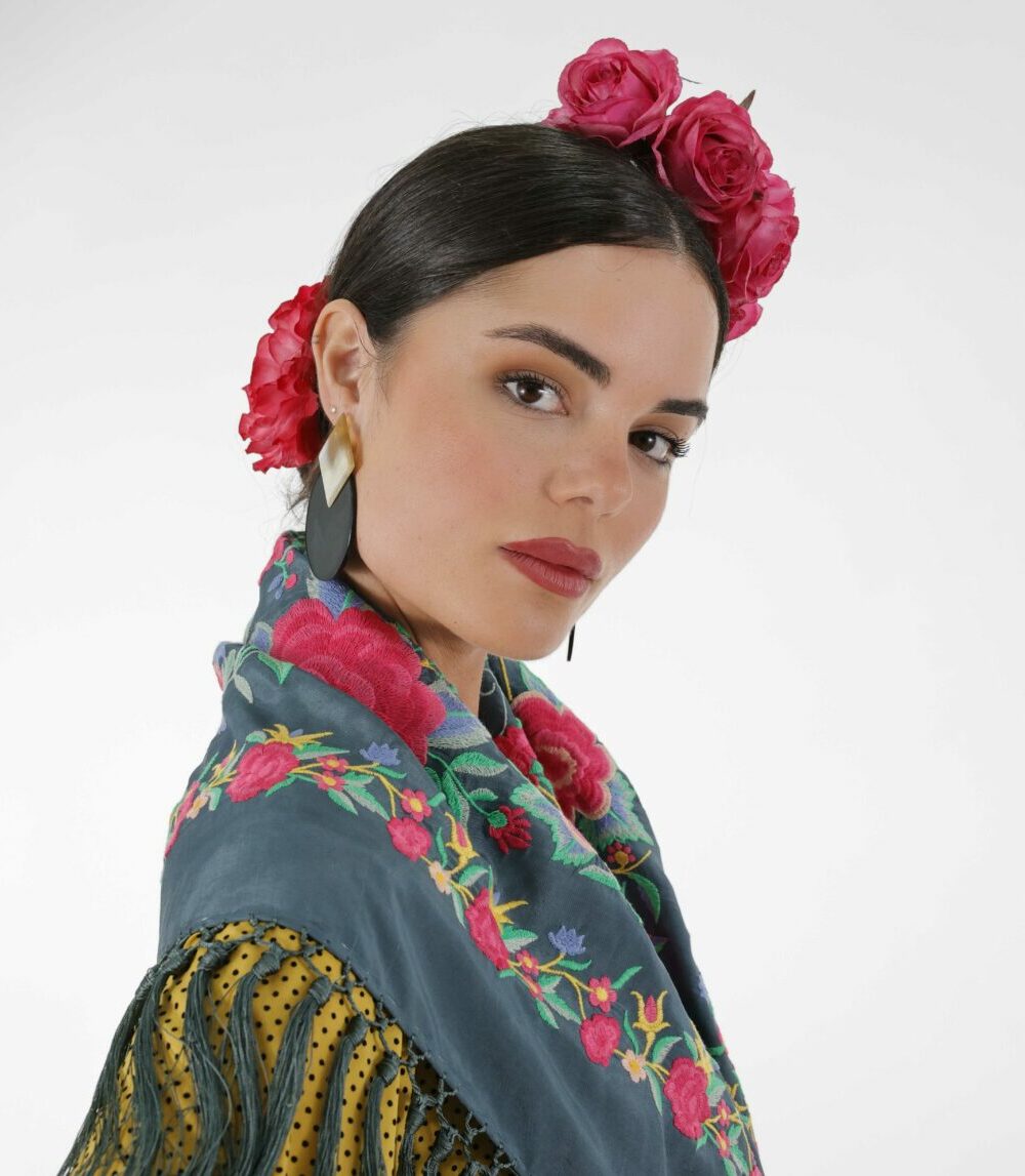 Mantoncillo Rosario DW verde petróleo