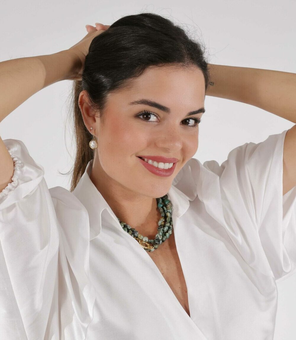 Alternative view of Collar de Turquesas