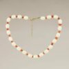 Collar Hueso y Coral