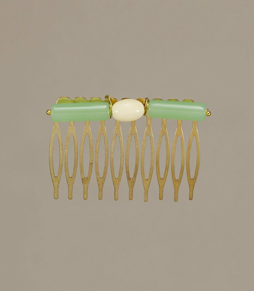 Peinecillo Dolores verde agua