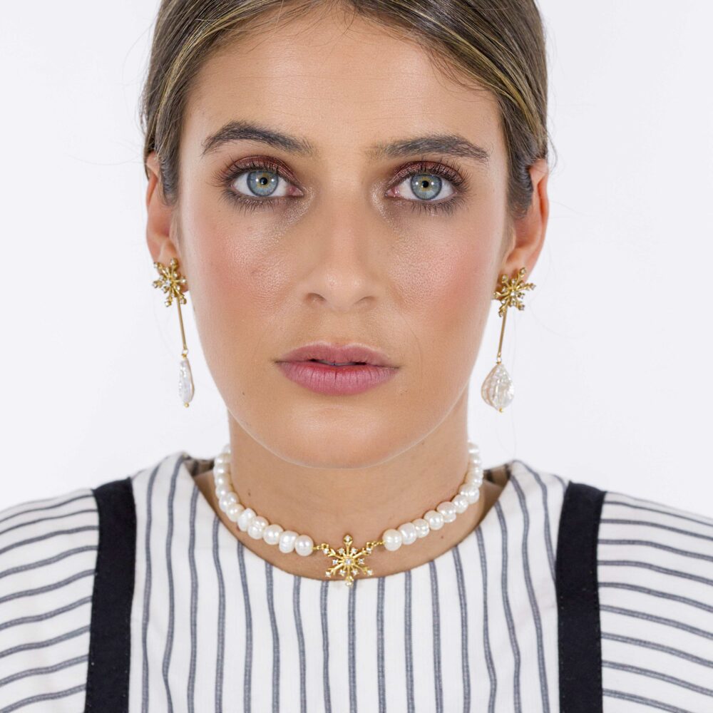 Alternative view of Pendientes de novia Chloé