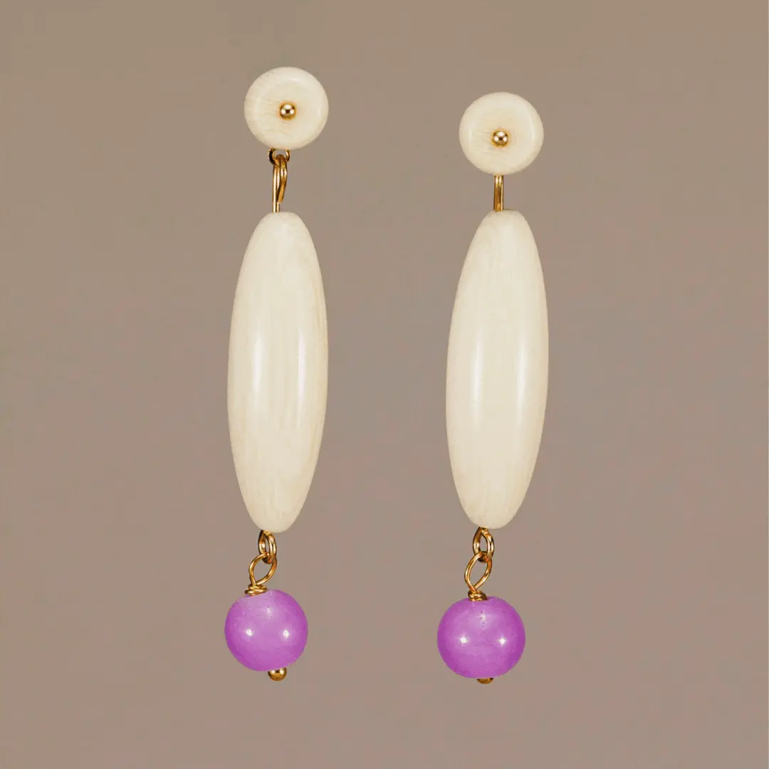 Pendientes hueso Molina