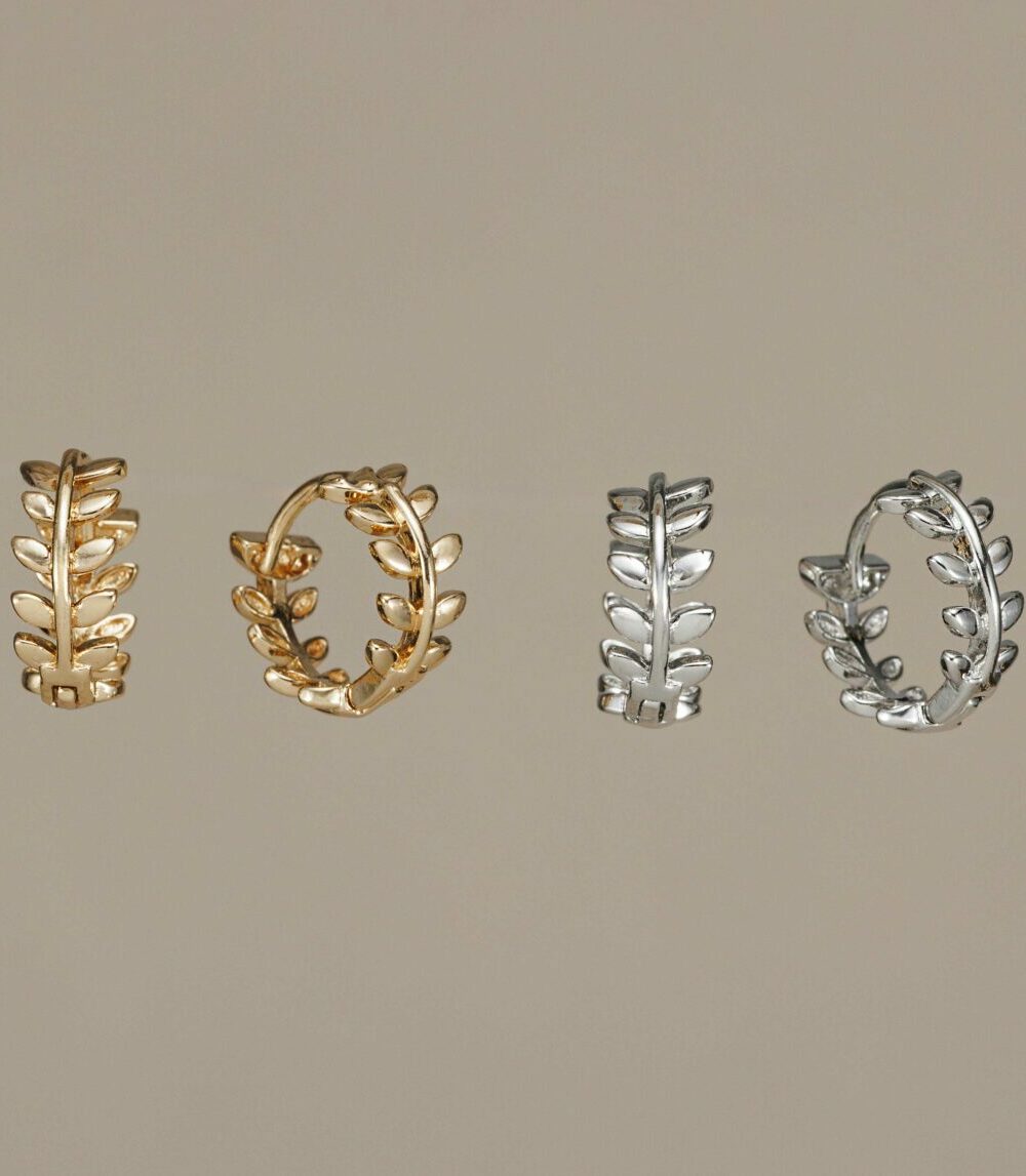 Pendientes aro Laurel